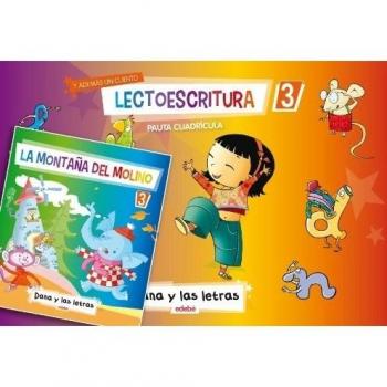 lectoescritura 3 cuadricula.(dana y las letras)