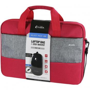 Maletín e-Vitta Select USB 16 Gris y Rojo