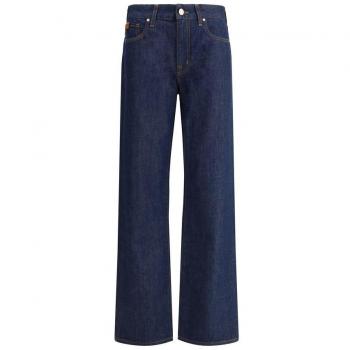 Blue Five-Pocket Wide Jeans, Jacob Cohen, W26