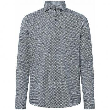 Slim Fit Business-Hemd mit Haifischkragen