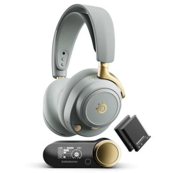 Casque gamer sans fil Arctis Nova Elite Sage & Or