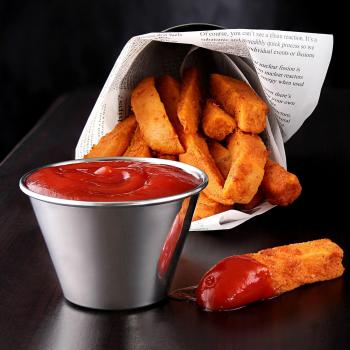 Premium Stainless Ramekins – 4 × 114 ml Condiment Dishes