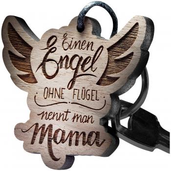 SchenkYOU® Nussbaumholz Schlüsselanhänger