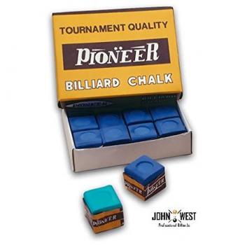 John West Standard Blue 12‑Pack Billardkreide