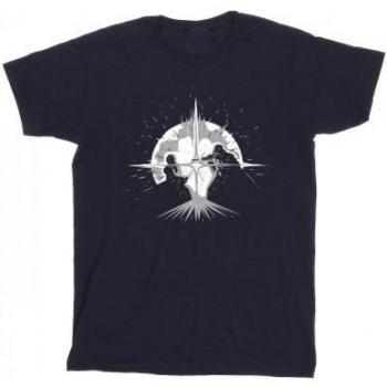 Star Wars Herren Shirt mit Obi-Wan Kenobi Silhouette S schwarz
