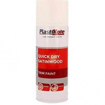 Plasti-Kote PKT71006 Spray Paint, White