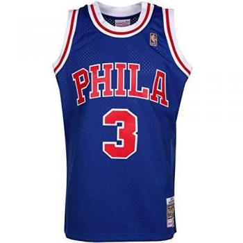 Philadelphian 76ers Allen Iverson 1997 Blue Swingman Classic Jersey – Mitchell & Ness (Mens)