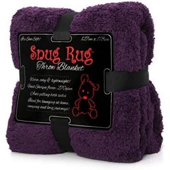 Violetto Dorato – Coperta a Strati in Pile Sherpa per Casa Elegante