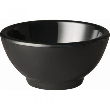 APS Pure Melamine Black Round Mini Bowl 55mm