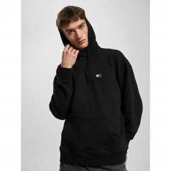 Hoodie with Logo in Black, Size L (Tommy Hilfiger)