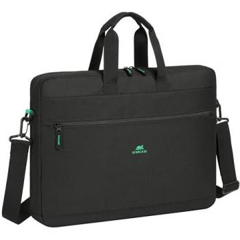 Rivacase Maletín Negro Portátil 43,9 cm 17,3”