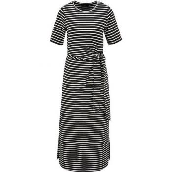Aniston CASUAL Wickelkleid in Schwarz
