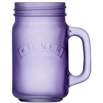 Handheld Purple Frosted Jar