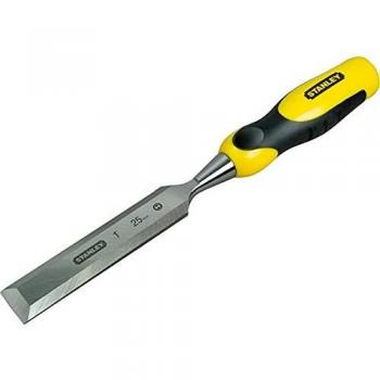 Stanley 0-16-880 Ciseau à Bois bi-Matière, 25 mm