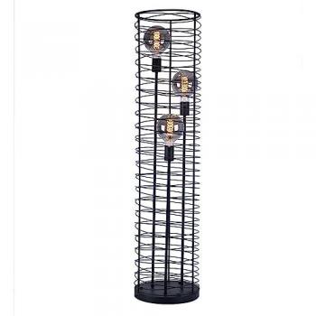 Lampada da terra design moderno nera