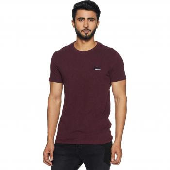 Superdry Herren Pullunder Orange Label Vintage Embroidered S/S T-Shirt, Rot