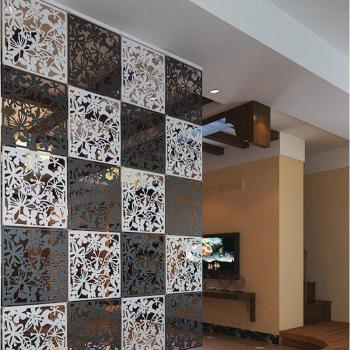Modern White Hanging Foldable Screen