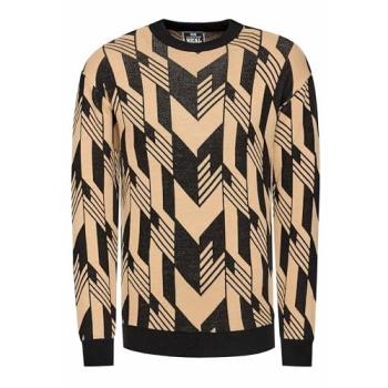 Rusty Neal Rundhals-Pullover für Herren, 2XL, in zweifarbigem Design
