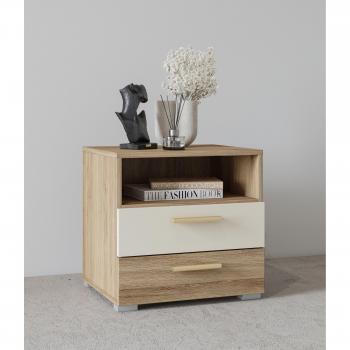 Nachttisch Home Affaire Bitry – FSC‑Holzwerkstoff, 2 Schubladen