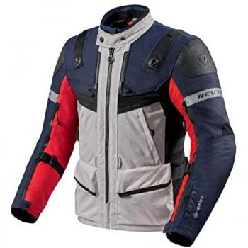REV'IT! Defender 3 GTX Textiljacke rot/blau XL Herren
