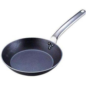 DE BUYER Sartén de hierro blanco antiadherente, acero inoxidable, diámetro 28 cm