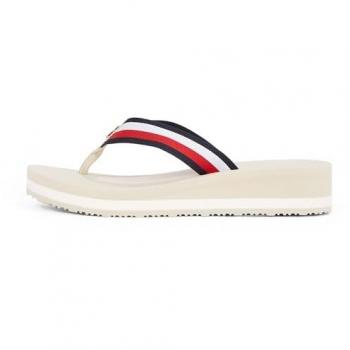 Mid Wedge Beach Sandal Tommy Hilfiger – FW0FW08517 Beige