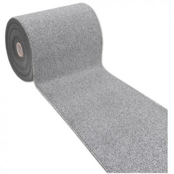 Tapis de Chambre Antidérapant Gris 57x330 cm