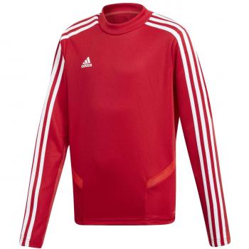 ADIDAS Kinder TIRO19 TR TOPY Langarmshirt, Power red/White, 7-8 Jahre