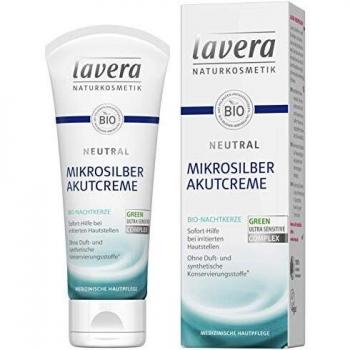 Lavera Crema Facial Microplata, 75 ml