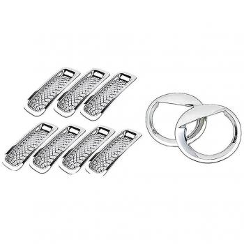 Grille Frontalisée Mesh Ddyyhe 9 pièces + Capuche Lumineuse – Patriot 2011‑2017