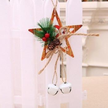 Dije de Navidad con Campanas y Pentagrama