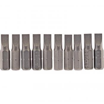 Insert à fente hexagonale (5,5 mm) 1/4 longue 25 mm – boîte de 10 pièces