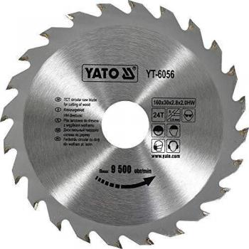 Yato YT-6056 Professionelles Holz-Kreissägeblatt 24 Zähne
