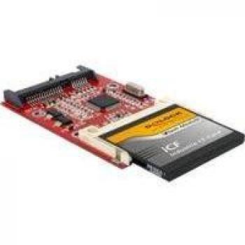 Lecteur de carte Delock pour Compact Flash (CF I, CF II, Microdrive)