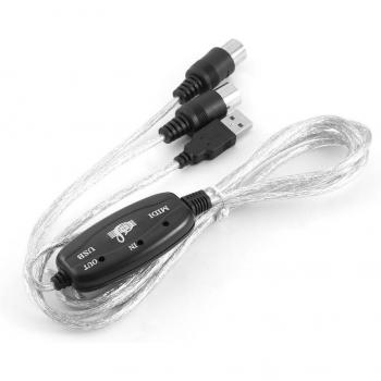 Cable Adaptador MIDI a USB para Instrumentos Musicales