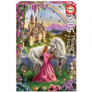 Puzzle 500 pièces Fée et Licorne Educa