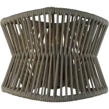Applique da esterni Polinesia, 1 x E27, IP44, Beige Scuro