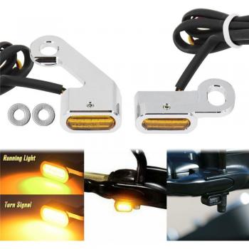 2er Set Motorrad LED Blinker für FLHR und Softail