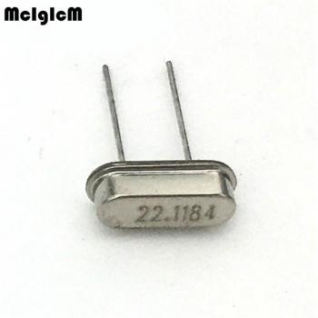 Résonateur quartz HC‑49S 22,1184 MHz – Pack de 1000 pièces – 20 ppm – 20 pF