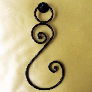 White/Black Curtain Holdback