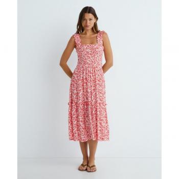 Vero Moda Menny robe à la mode rouge