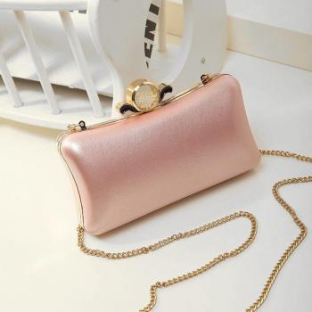 Gold Daytime Clutch Bag for Ladies