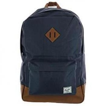 Mochila Unisex Herschel Heritage 21L en Azul Marino y Marrón