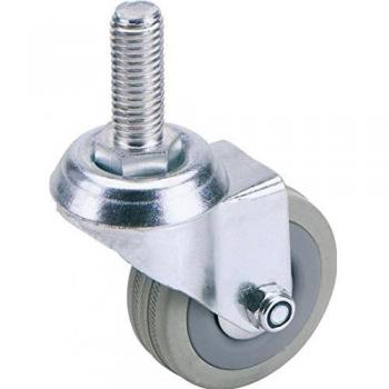 Draper Industrial Grade Swivel Bolt Fixing Rubber Castor