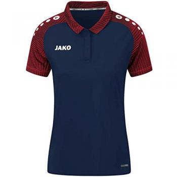 JAKO Damen Performance Polo-Shirt Blau Größe 40