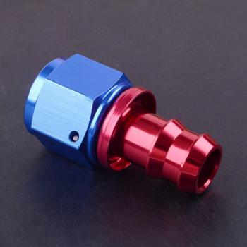 Beler 10-AN Straight Swivel Hose End Push-On Male Fitting for Oil/Fuel/Gas Line