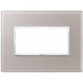 Placca 4M Grigio Perla Vimar Eikon Evo 21654.73