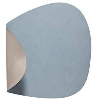 Set de table Nupo LIND DNA réversible bleu clair-gris clair
