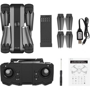 RC Quadcopter SG706 con Cámaras Duales para HD 4K/1080P, Modo Plegable, Soporte WiFi FPV y Flujó Óptico