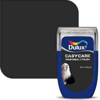 Dulux Easycare Washable & Tough Tester Paint, Rich Black, 30ml